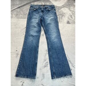 American Eagle Women Bootcut Jeans Medium Wash Denim Y2K Vintage Size 10 Long